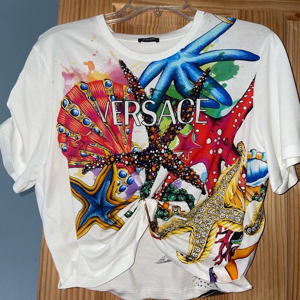 Authentic Versace Cropped Shirt Size 44 (M)